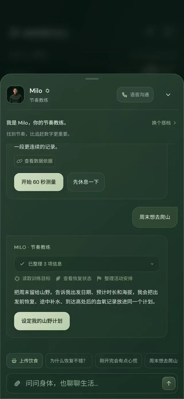 和搭档聊